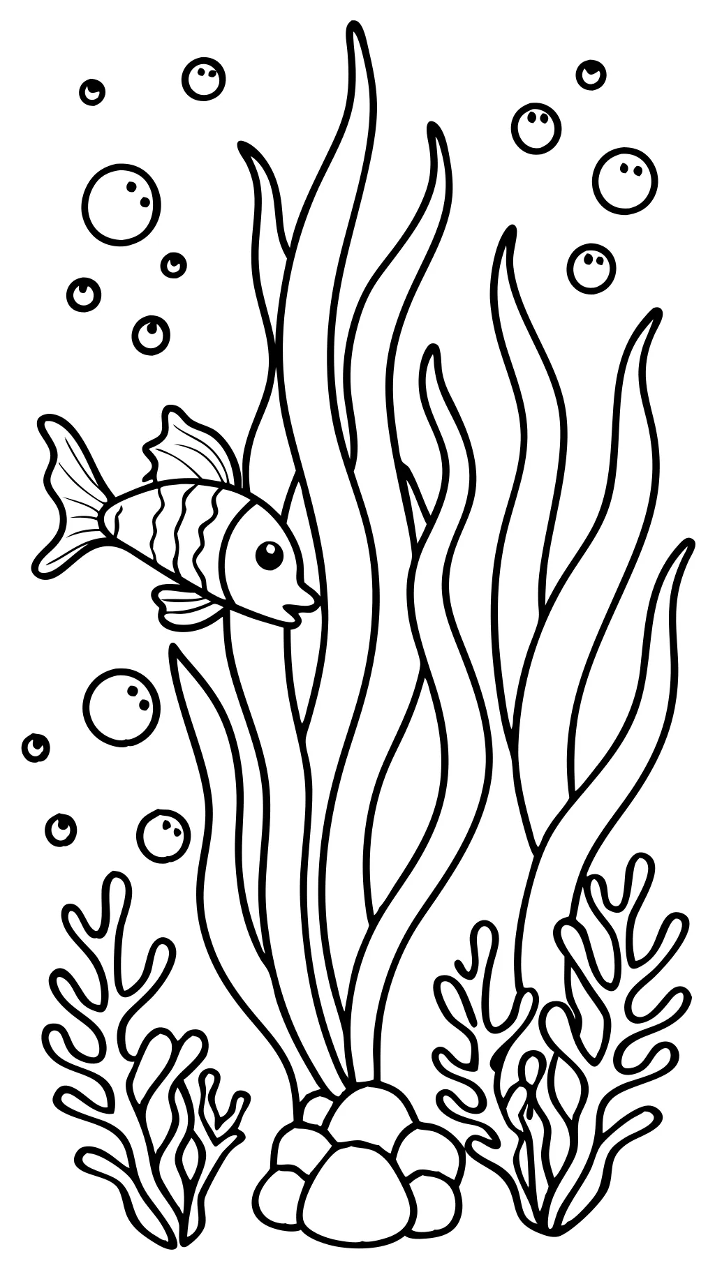 seaweed coloring pages